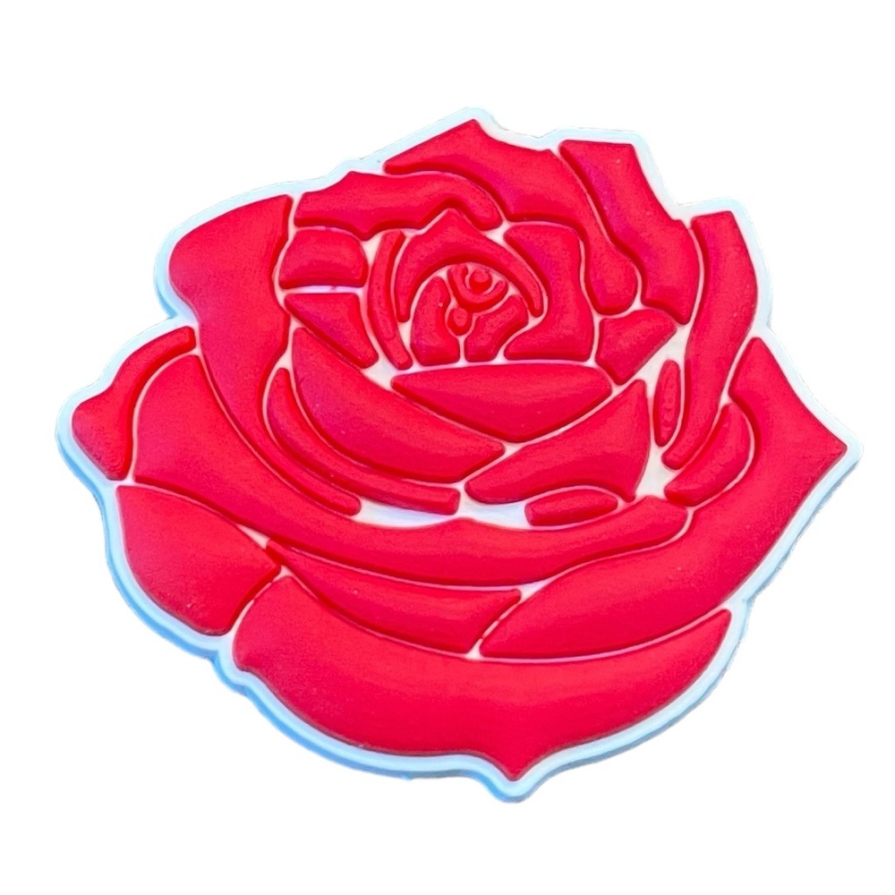 Rose Croc Charm